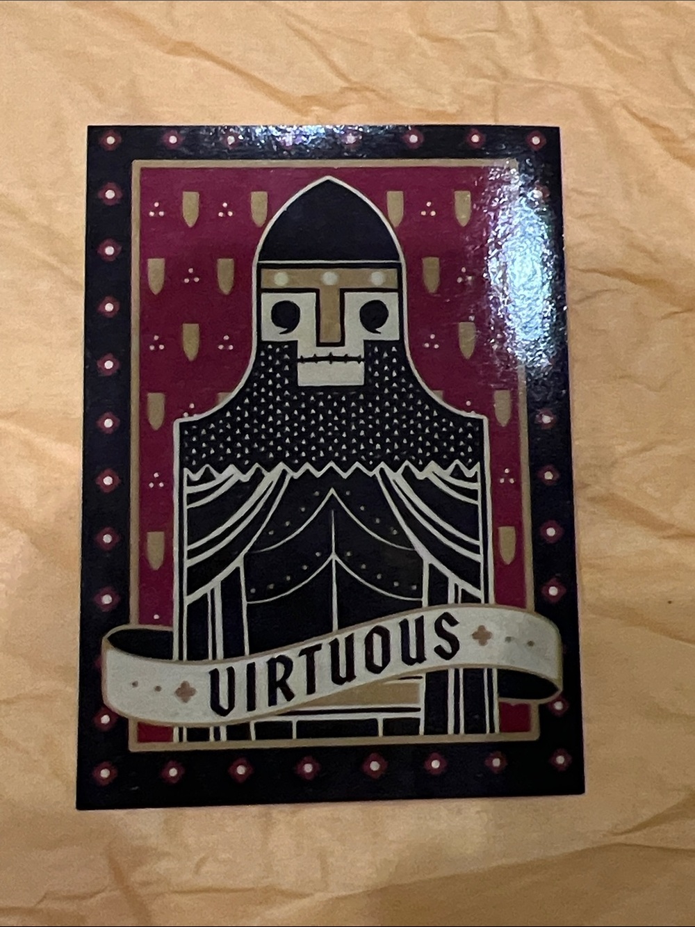 Seek the Six “Virtuous” Sticker from Six Ravens